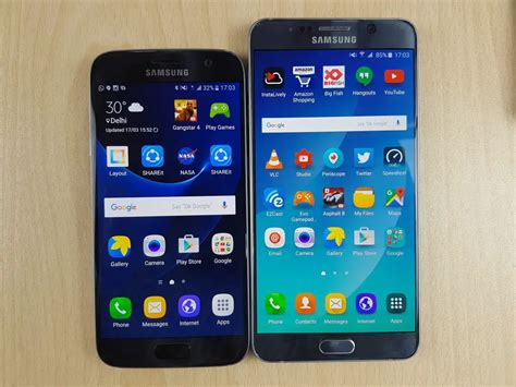 Difference Between Samsung Galaxy S7 and Note 5.